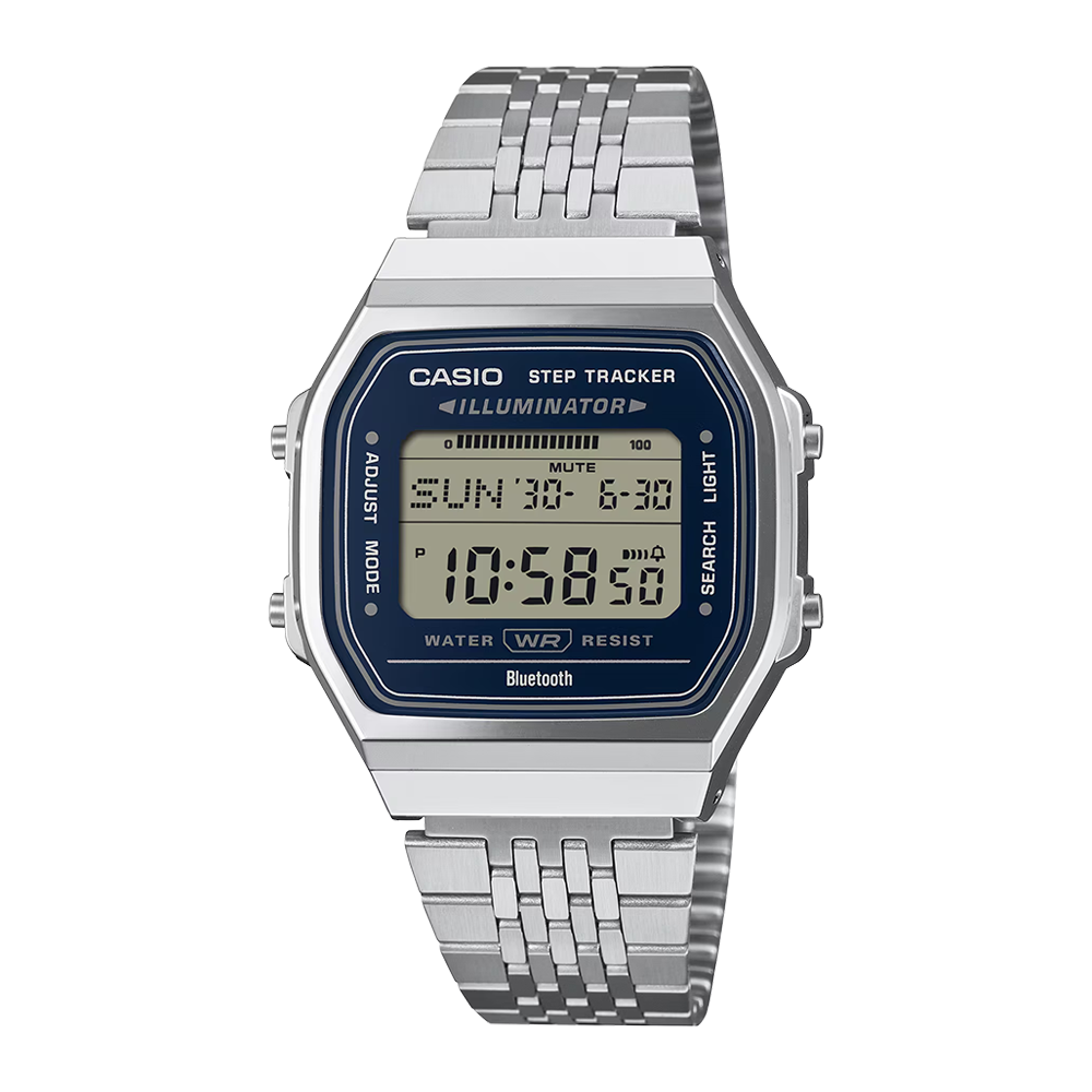 Casio Vintage ABL-100WE-2ADF Bluetooth Step Tracker Digital Watch