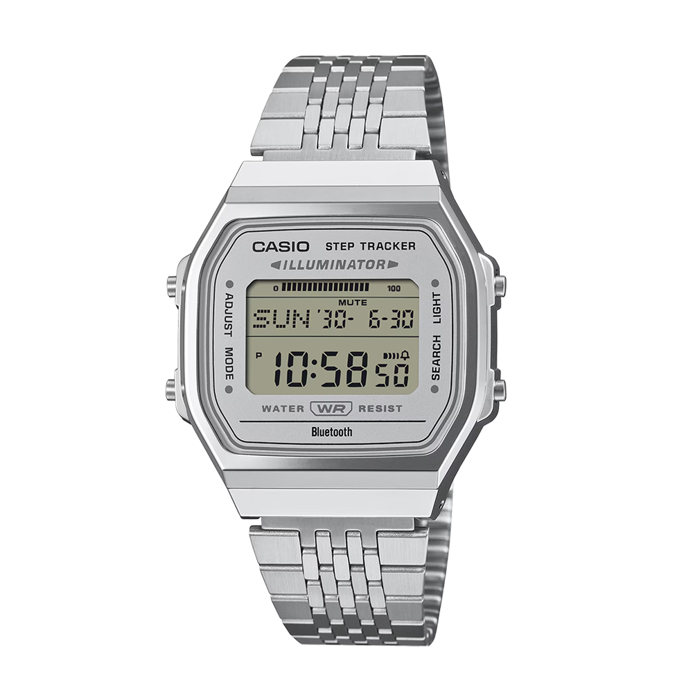 Casio Vintage ABL-100WE-7ADF Bluetooth Step Tracker Digital Watch