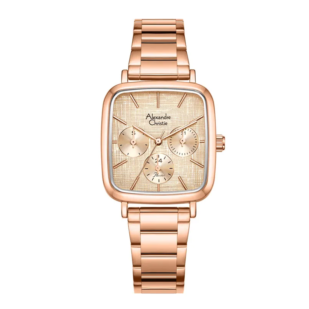 Alexandre Christie AC2B91BFBRGLN Passion Women's Rose Gold Stainless Steel Watch