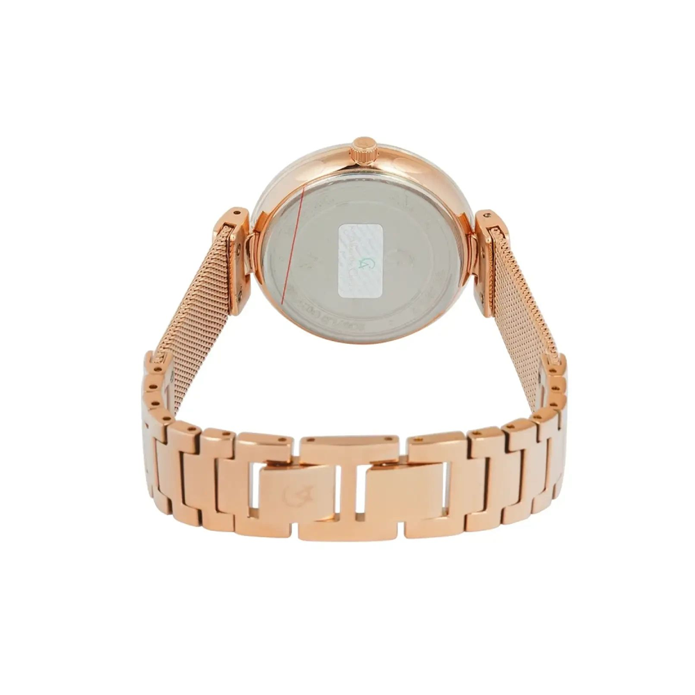 Alexandre Christie AC2C07LDBRGSL Passion Women's Silver Dial Rose Gold Stainless Steel Watch