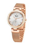 Alexandre Christie AC2C07LDBRGSL Passion Women's Silver Dial Rose Gold Stainless Steel Watch