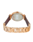 Alexandre Christie AC2C08LHBROBO Passion Women's Brown Dial Rose Gold & Brown Stainless Steel Watch