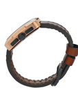 Alexandre Christie AC3030GCLBRBA Men's Black Dial Brown Leather Strap Chronograph Watch