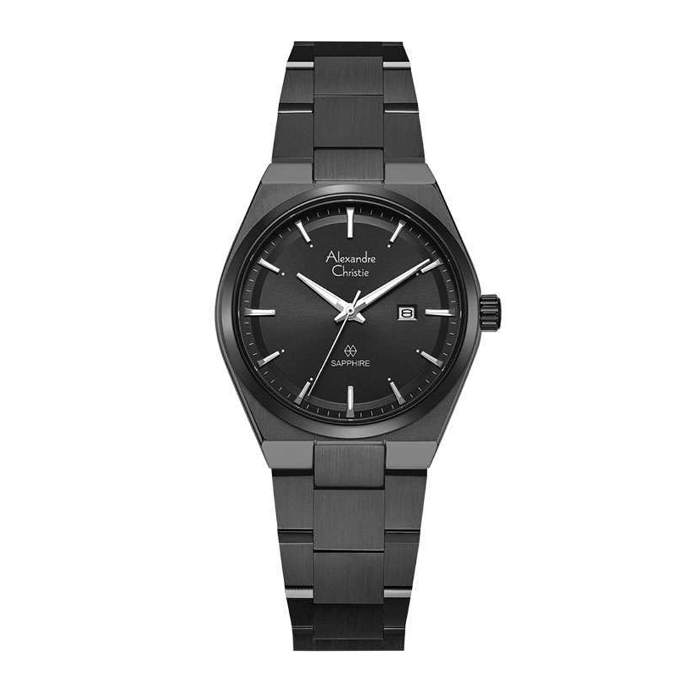 Alexandre Christie AC8697LDBIPBA Classic Steel Women's Black Dial Black Stainless Steel Watch