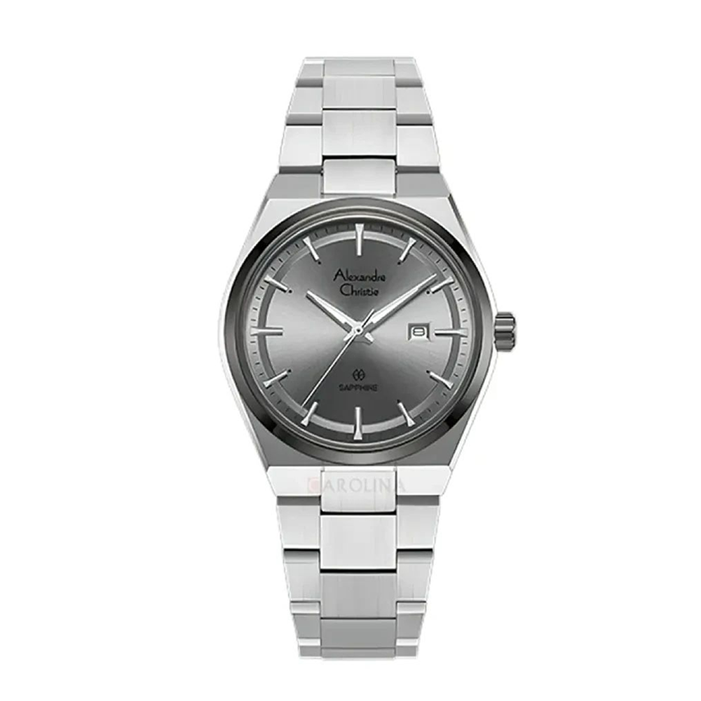 Alexandre Christie AC8697LDBTEGR Classic Steel Women's Grey Dial Stainless Steel Watch