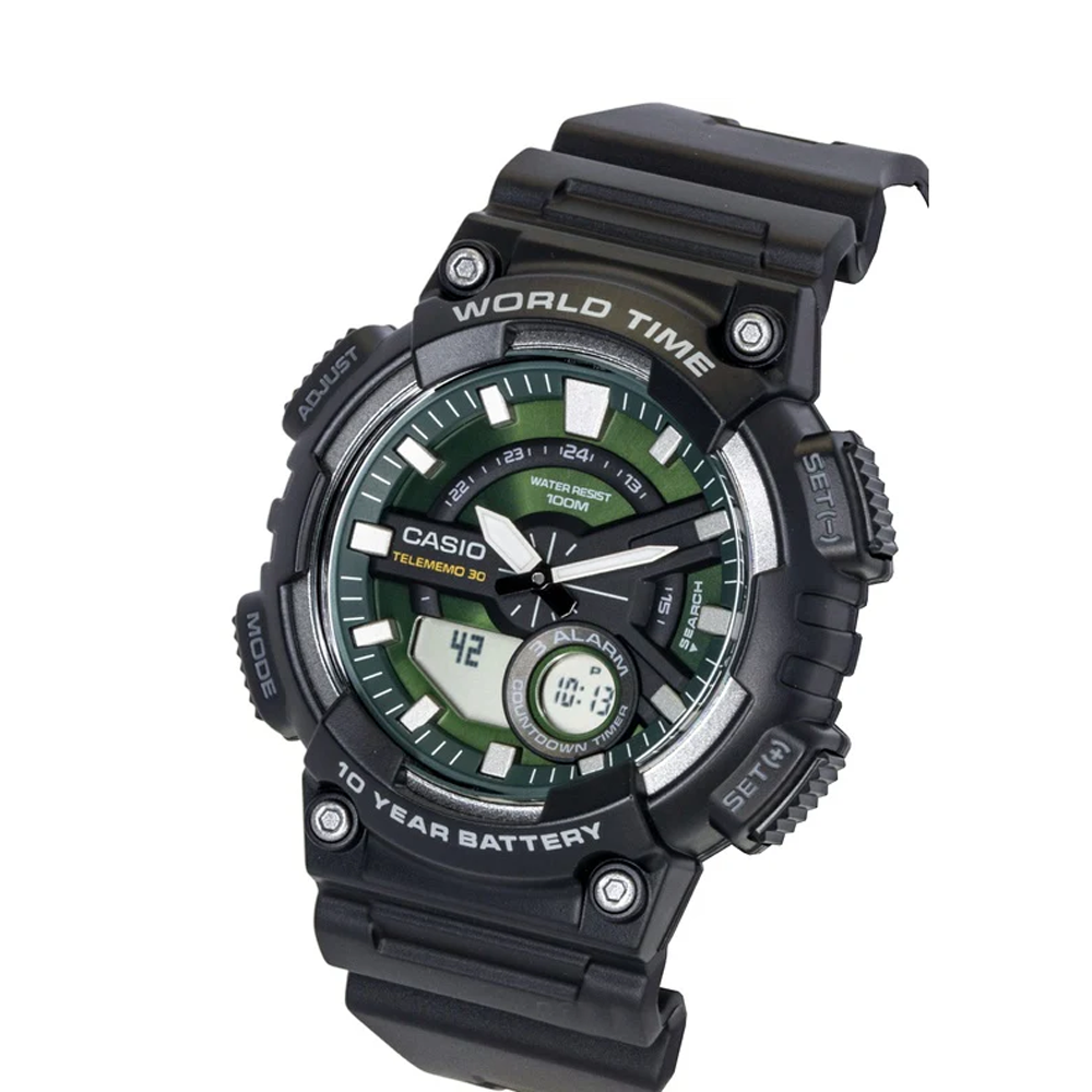 Casio AEQ-110W-3A2VDF Analog-Digital Watch