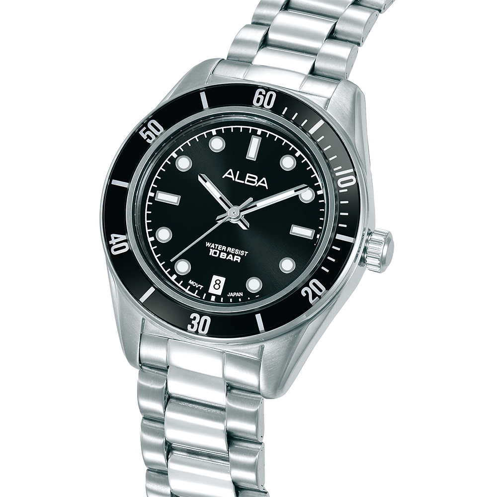 Alba AG8Q61X1 Women's Quartz Stainless Steel Watch