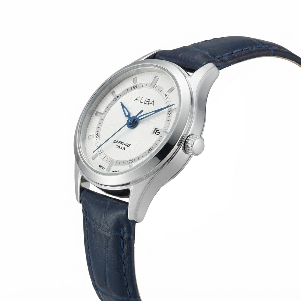 Alba AH7BR1X Women's Quartz Leather Strap Watch