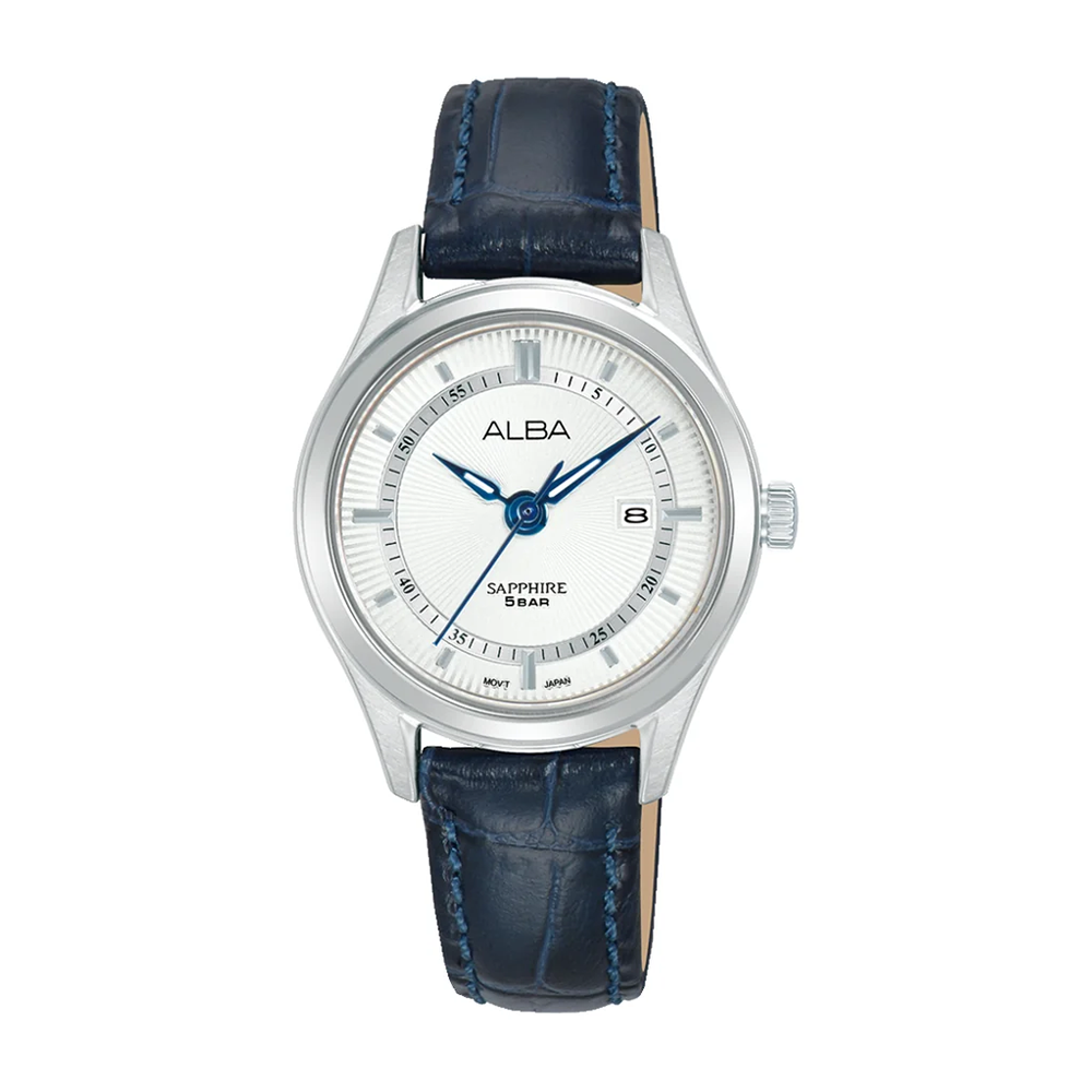 Alba AH7BR1X Women's Quartz Leather Strap Watch