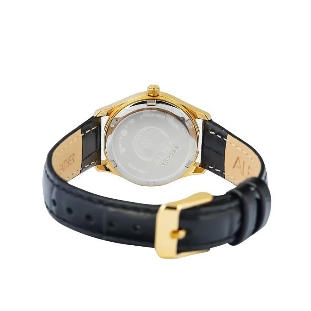 Alba AH7CG2X Women's Quartz Leather Strap Watch