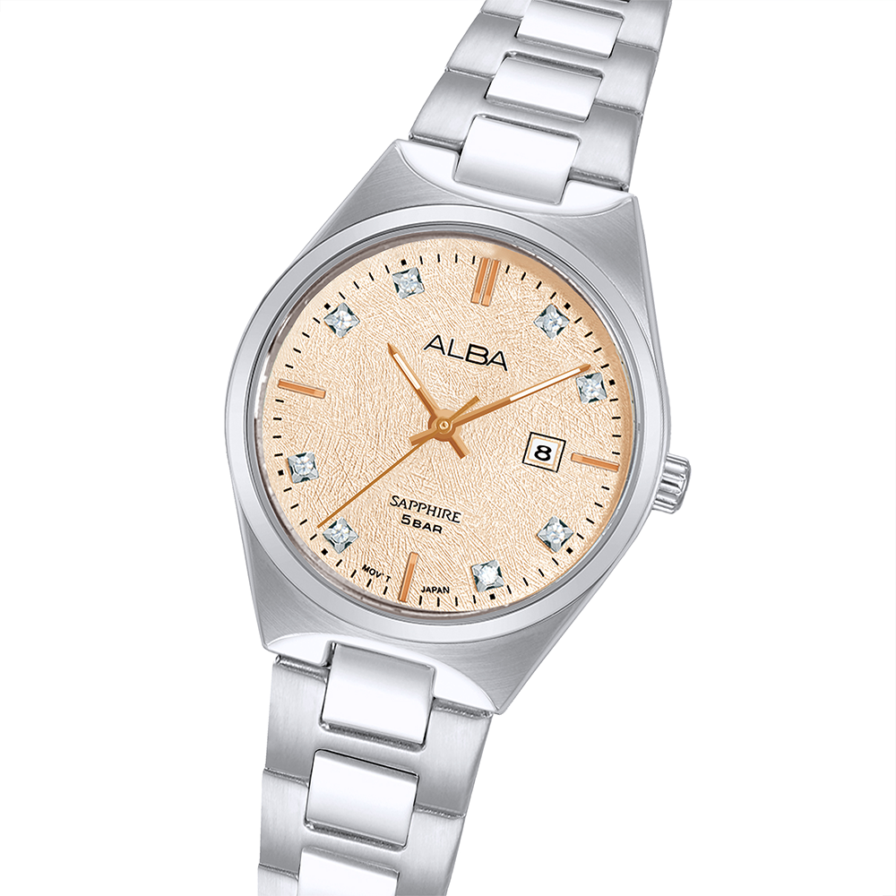 Alba AH7ER9X1 Women's Quartz Stainless Steel Watch
