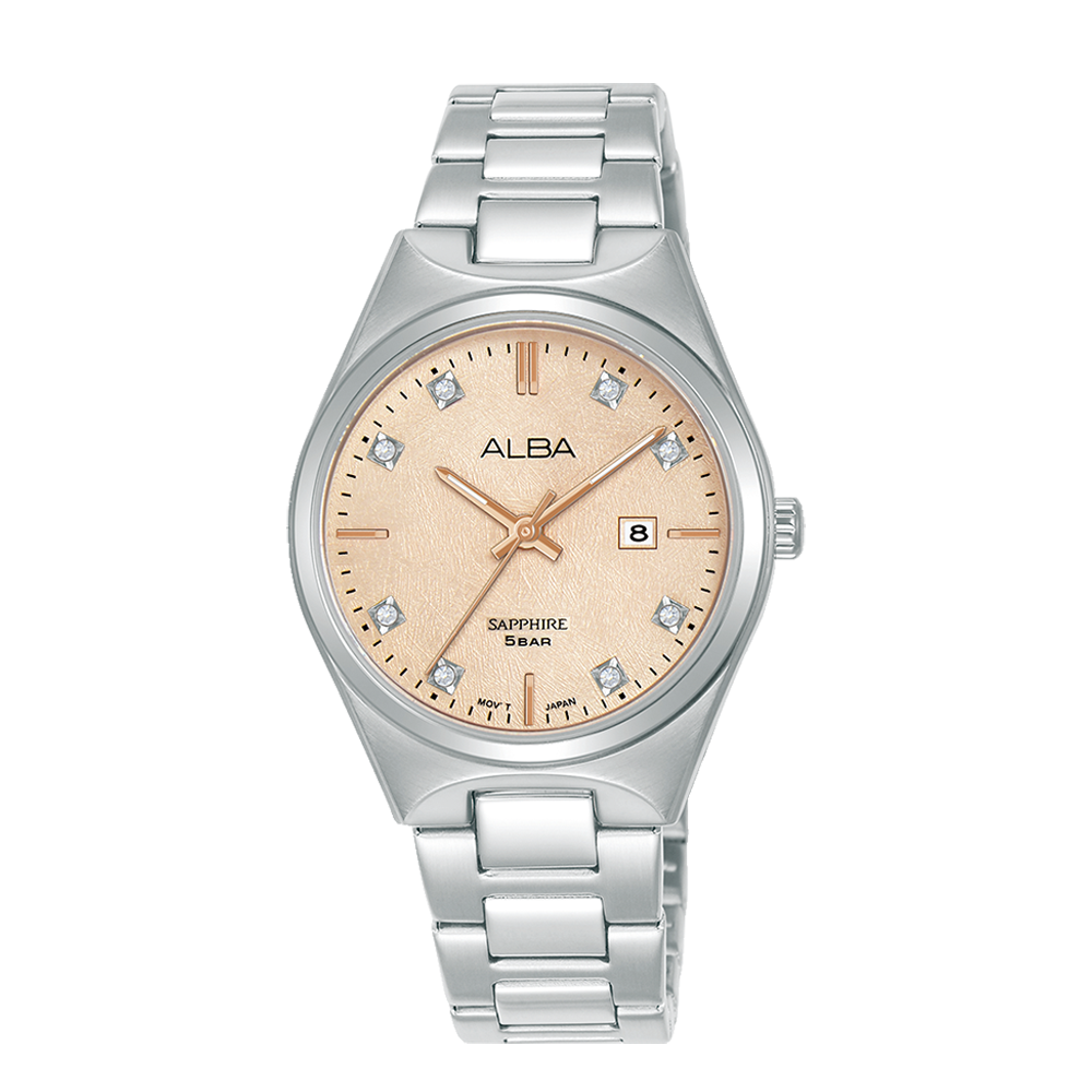 Alba AH7ER9X1 Women's Quartz Stainless Steel Watch