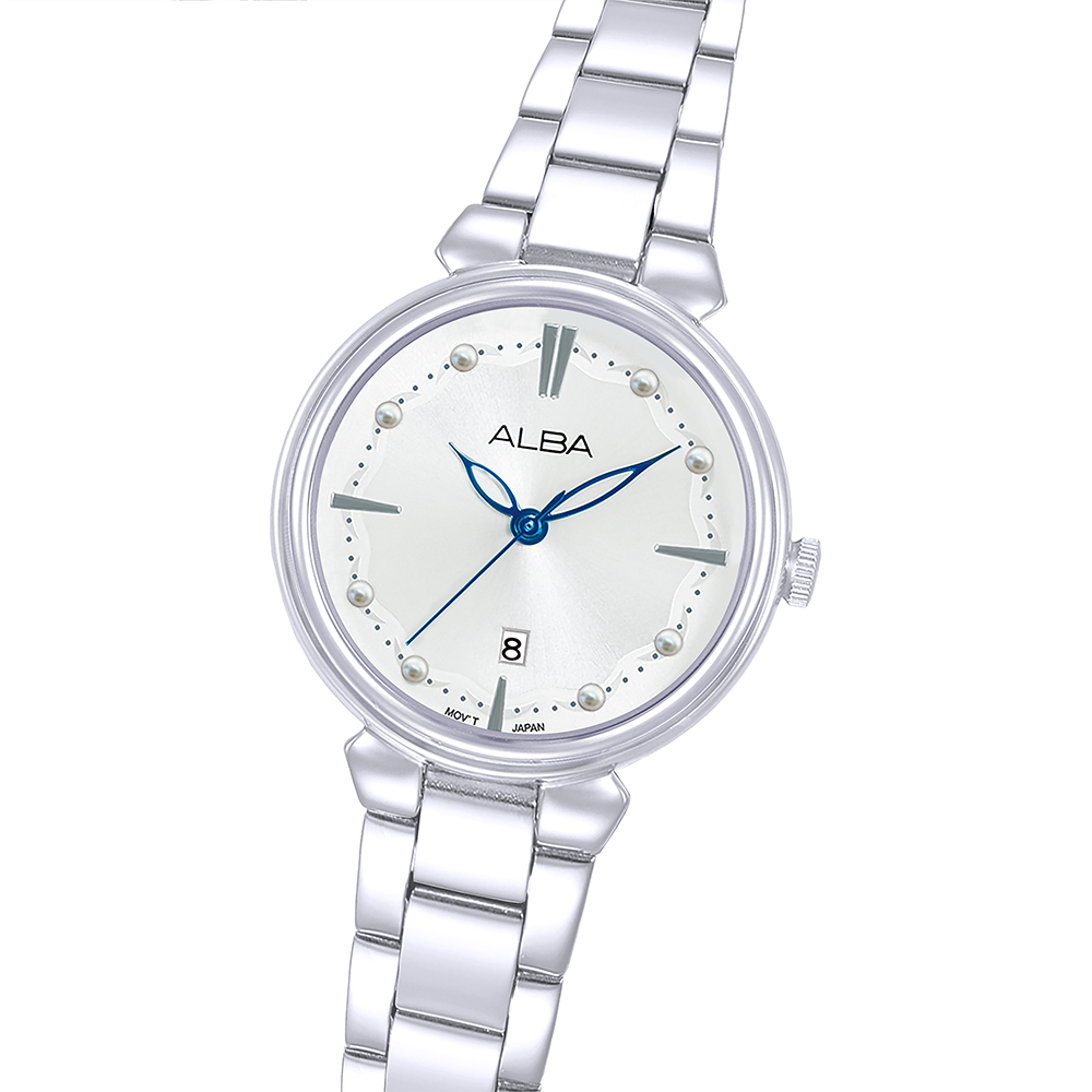 Alba AH7EW5X1 Women's Quartz Stainless Steel Watch