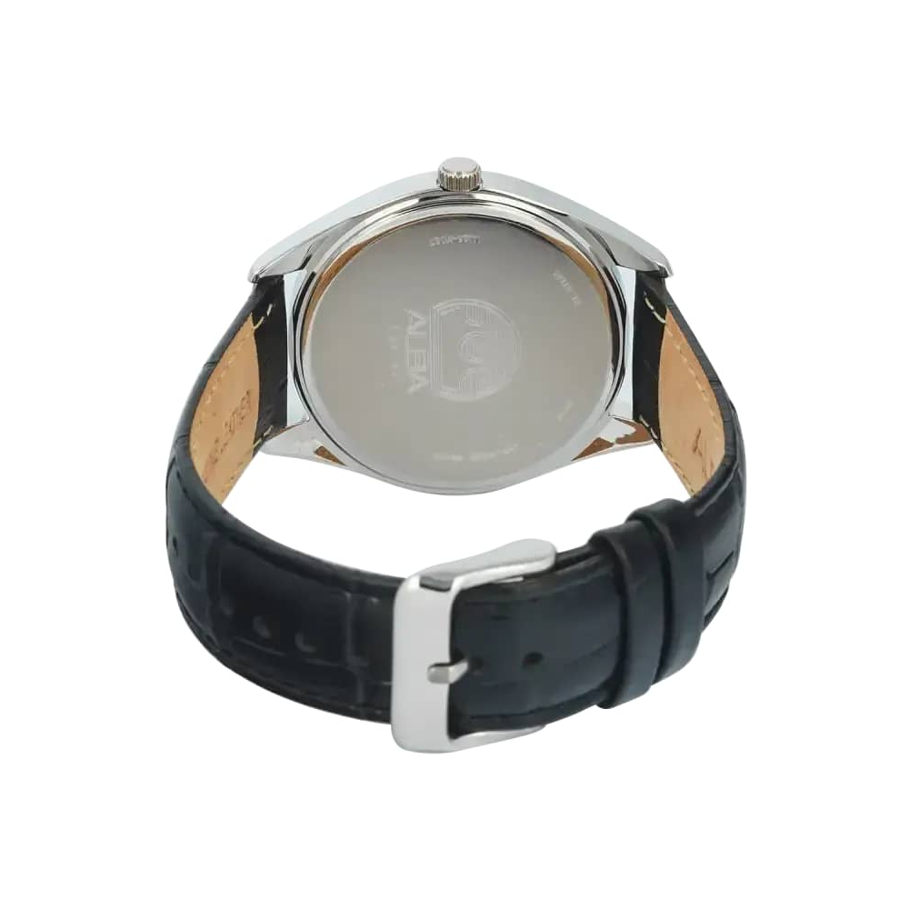 Alba AJ6217X1 Active Men's Black Dial Leather Strap Watch VJ33 (41mm)