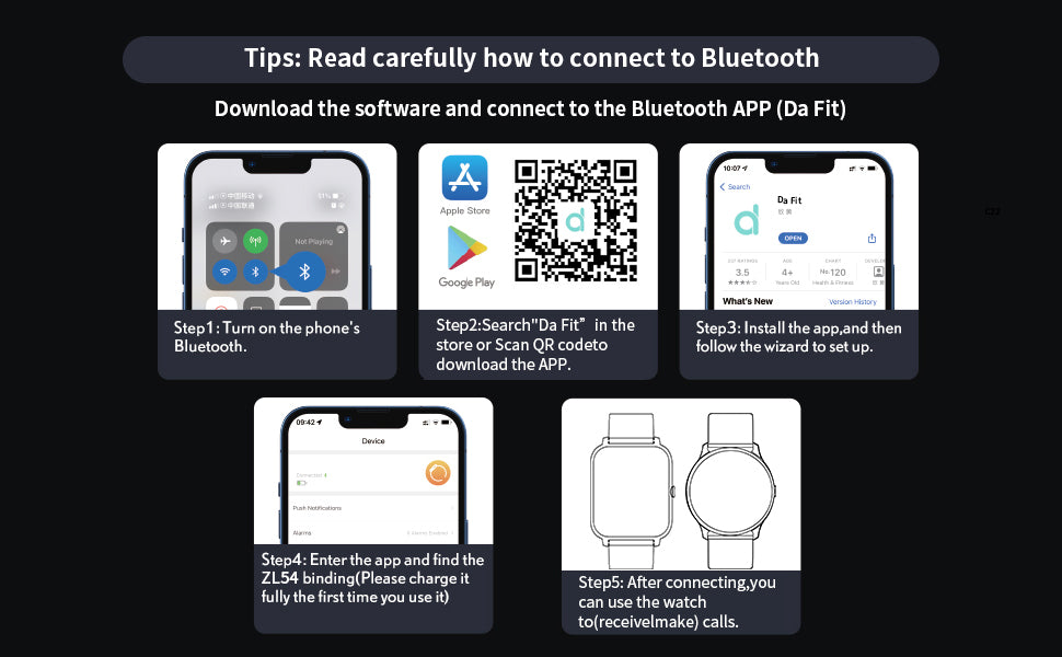 TYME TSWZL54CBK-01 Smart Watch