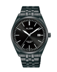 Alba AS9S03X Men's Black Dial Stainless Steel Bracelet Watch VJ22 (40mm)