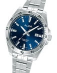 Alba AS9V45X Men's Blue Dial Stainless Steel Bracelet Watch VJ42 (43mm)