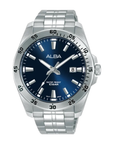 Alba AS9V45X Men's Blue Dial Stainless Steel Bracelet Watch VJ42 (43mm)