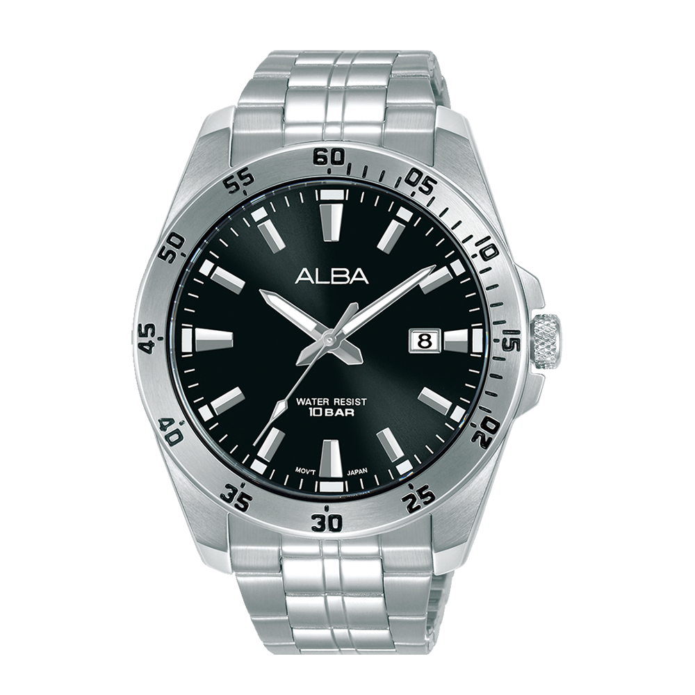 Alba AS9V47X Men's Quartz Stainless Steel Watch