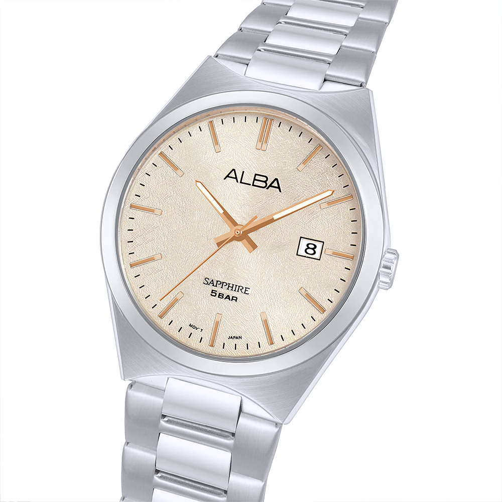 Alba AS9V79X1 Men's Quartz Stainless Steel Watch