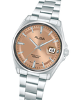 Alba AS9V93X1 Men's Salmon Dial Stainless Steel Bracelet Watch VJ42 (39mm)