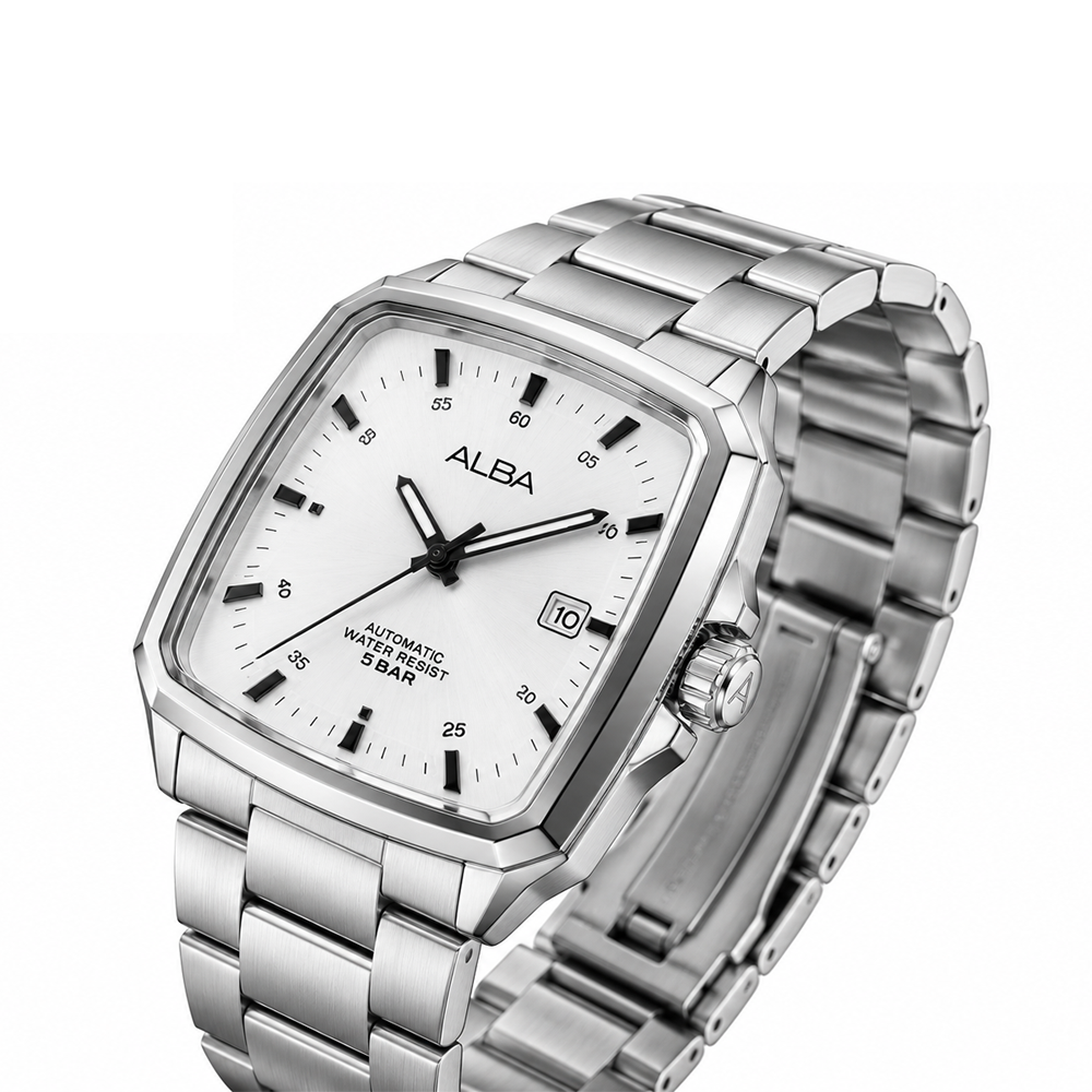 Alba AU4045X Men's Automatic Stainless Steel Watch
