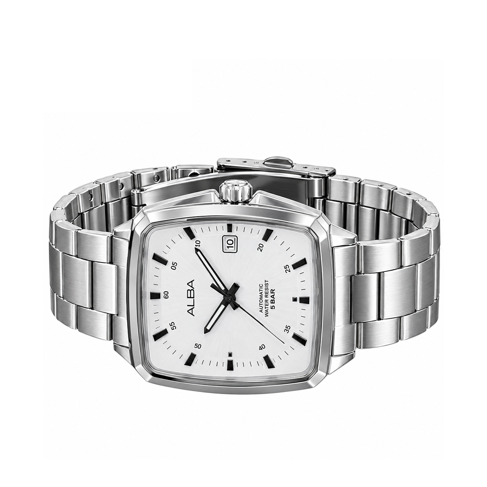 Alba AU4045X Men's Automatic Stainless Steel Watch