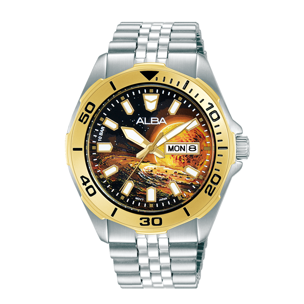 Alba AV3590X2 Men's Quartz Stainless Steel Watch