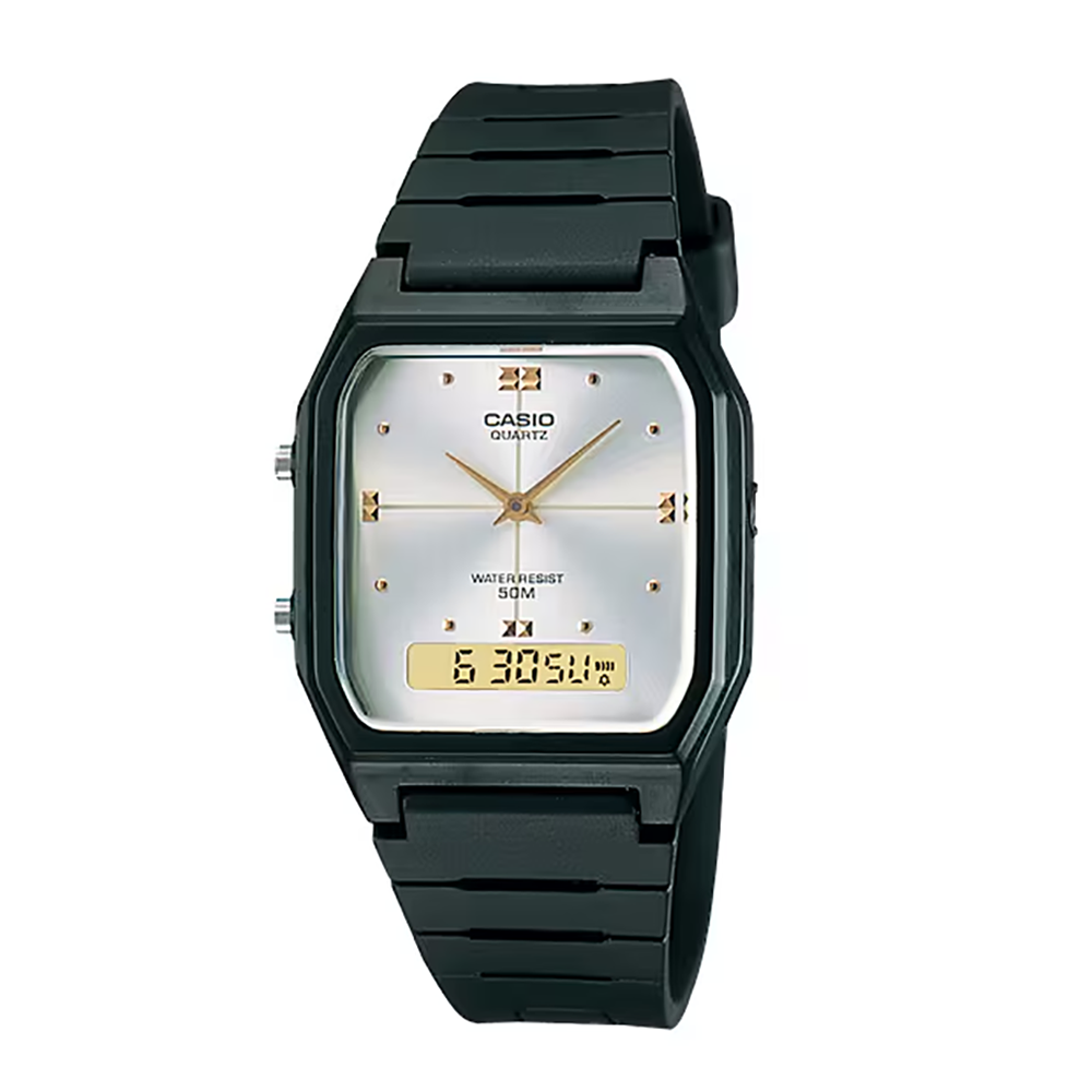 Casio AW-48HE-7AVDF Dual-Time Analogue-Digital Resin Watch
