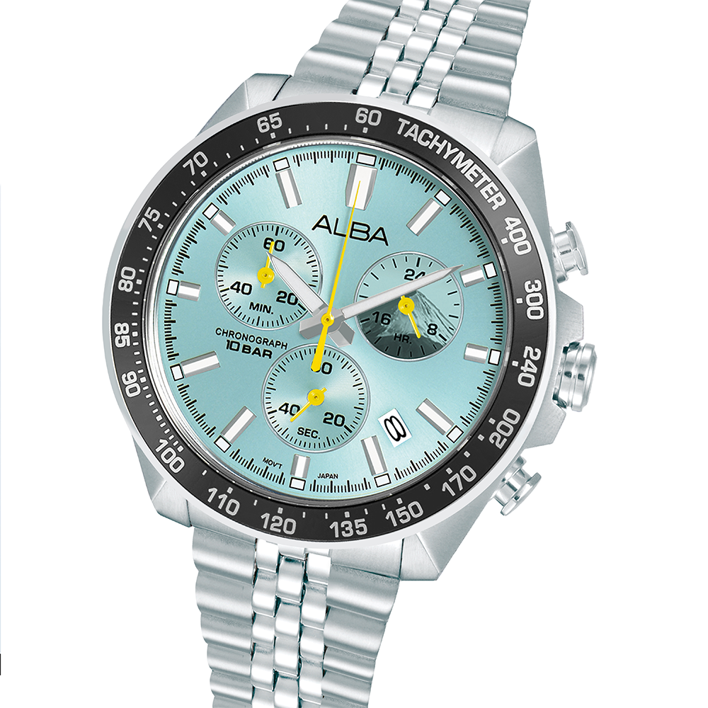 Alba AX7031X1 Men's Quartz Chronograph Stainless Steel Watch