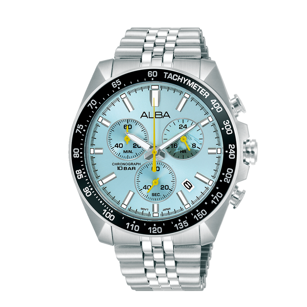 Alba AX7031X1 Men's Quartz Chronograph Stainless Steel Watch