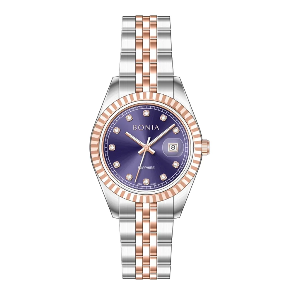 Bonia B10550-4603 Women's Japanese Quartz Watch – Stainless Steel Band