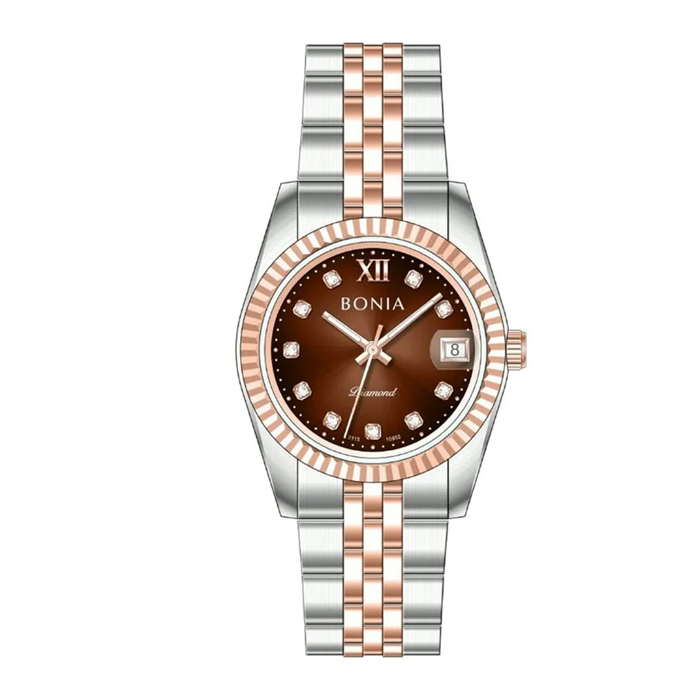 Bonia B10552-3647 Men's Japanese Quartz Watch – Stainless Steel Band