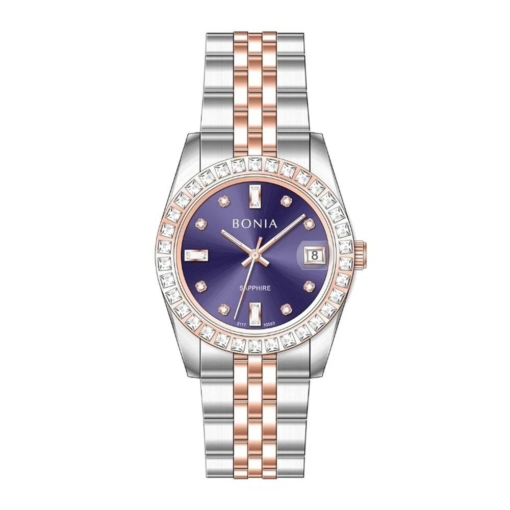 Bonia B10553-3603S Noble Women's Japanese Quartz Watch – Stainless Steel Band
