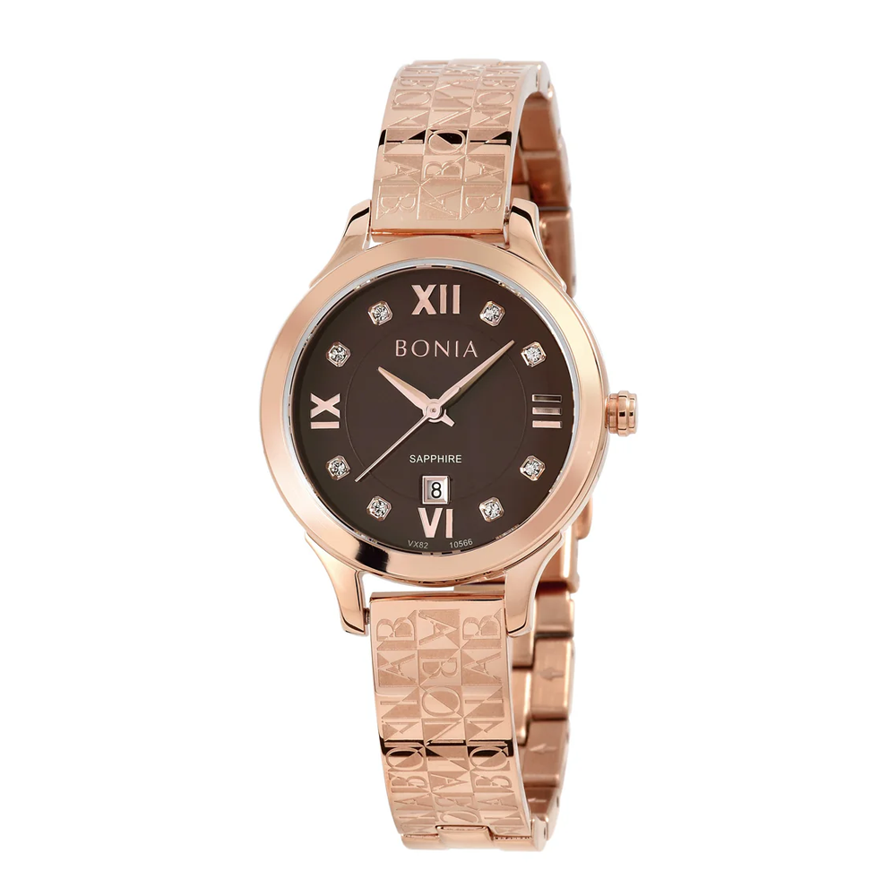 Bonia Monogram II B10566-2043 Women's Stainless Steel Watch (30mm)