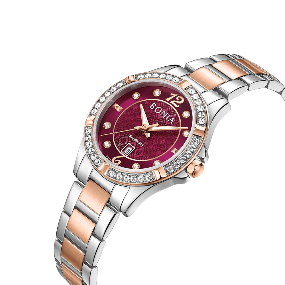 Bonia B10789-2665S Elegance Women's Japanese Quartz Watch – Stainless Steel Band