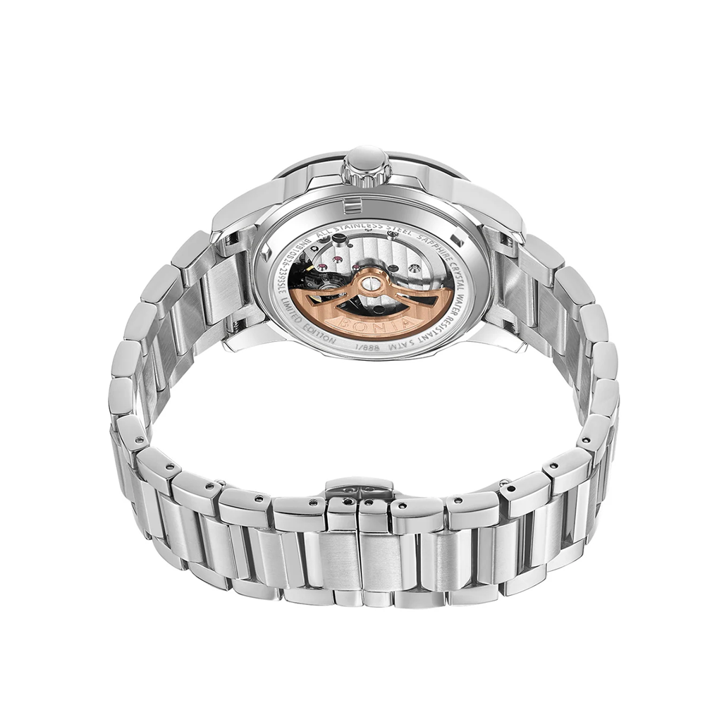 Bonia B10826-2393SLE Elegance Women's Watch – Green Dial, Stainless Steel Band