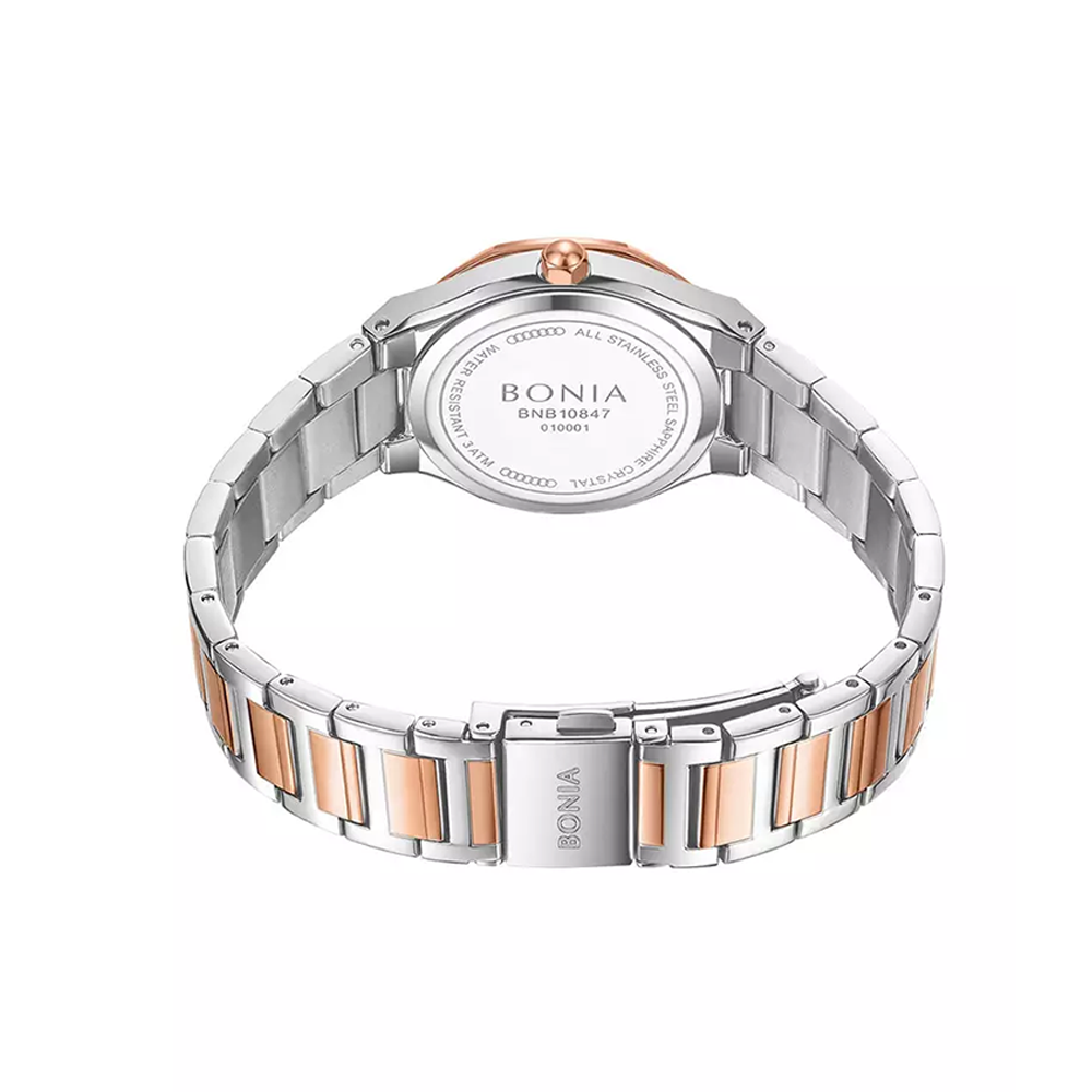 Bonia B10847-2617 Elegance Women's IP Silver Stainless Steel Watch