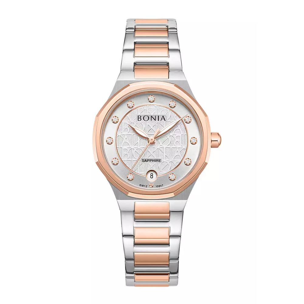 Bonia B10847-2617 Elegance Women's IP Silver Stainless Steel Watch