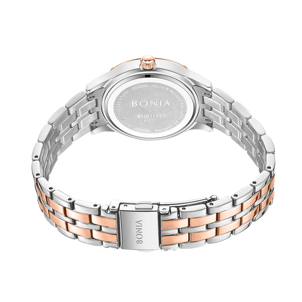 Bonia B10885-2197S Elegance Women's Japanese Quartz Watch – Stainless Steel Band