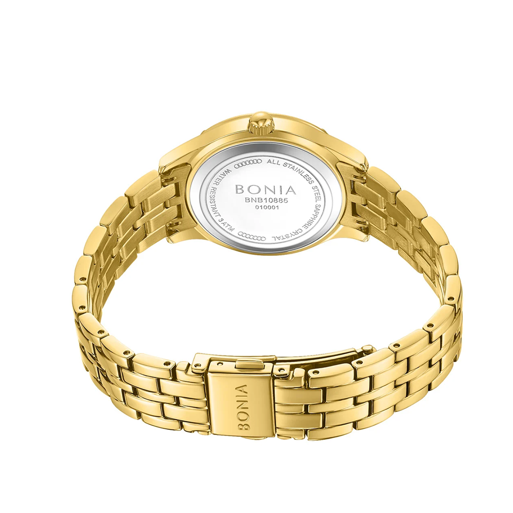 Bonia B10885-2217S Elegance Women's Japanese Quartz Watch – Stainless Steel Band