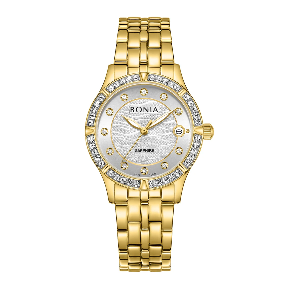 Bonia B10885-2217S Elegance Women's Japanese Quartz Watch – Stainless Steel Band