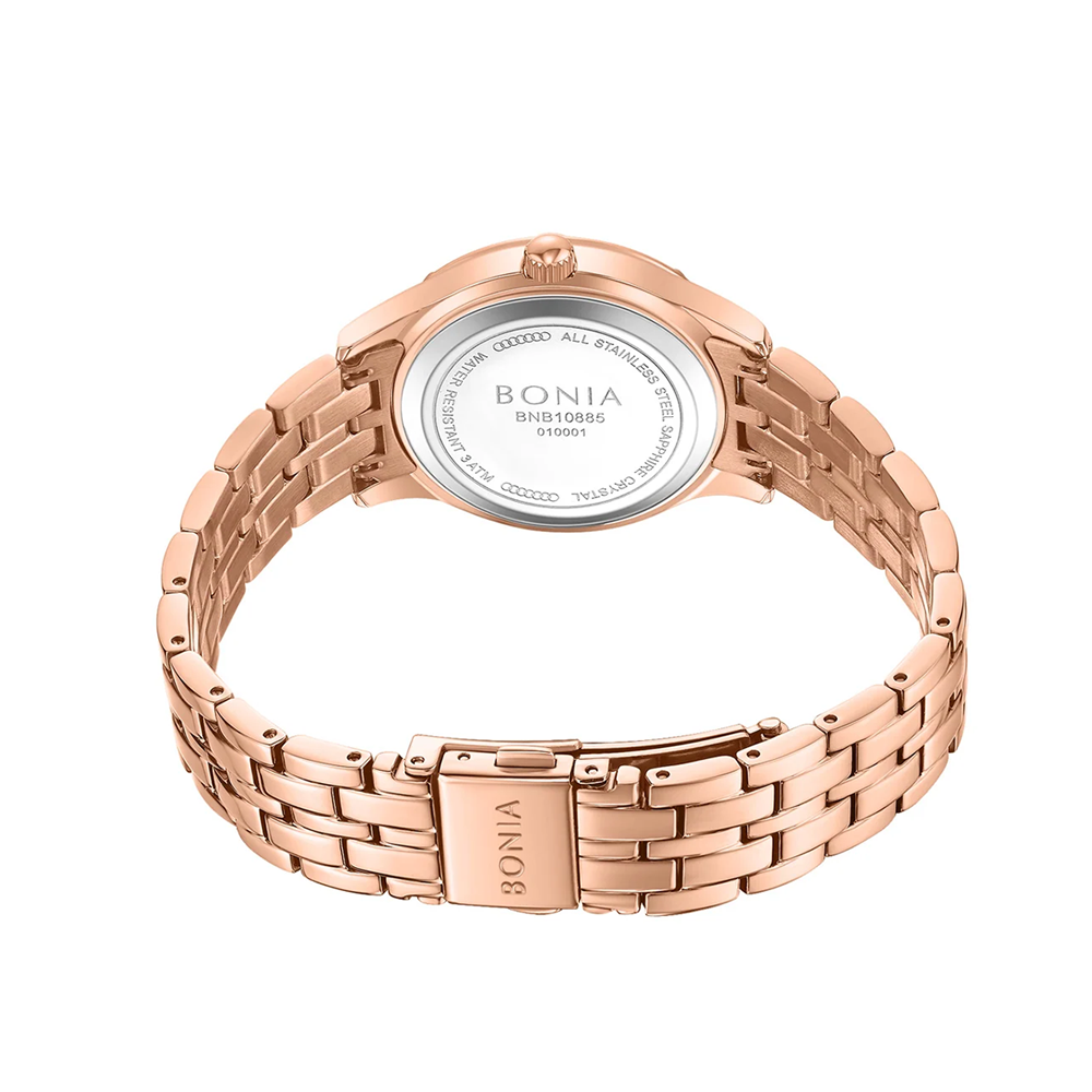 Bonia B10885-2567S Elegance Women's Japanese Quartz Watch – Stainless Steel Band