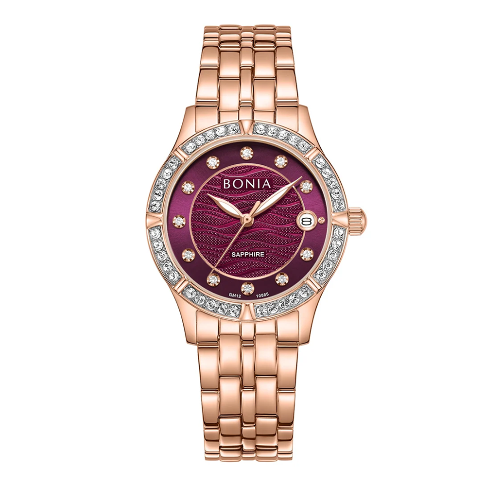 Bonia B10885-2567S Elegance Women's Japanese Quartz Watch – Stainless Steel Band