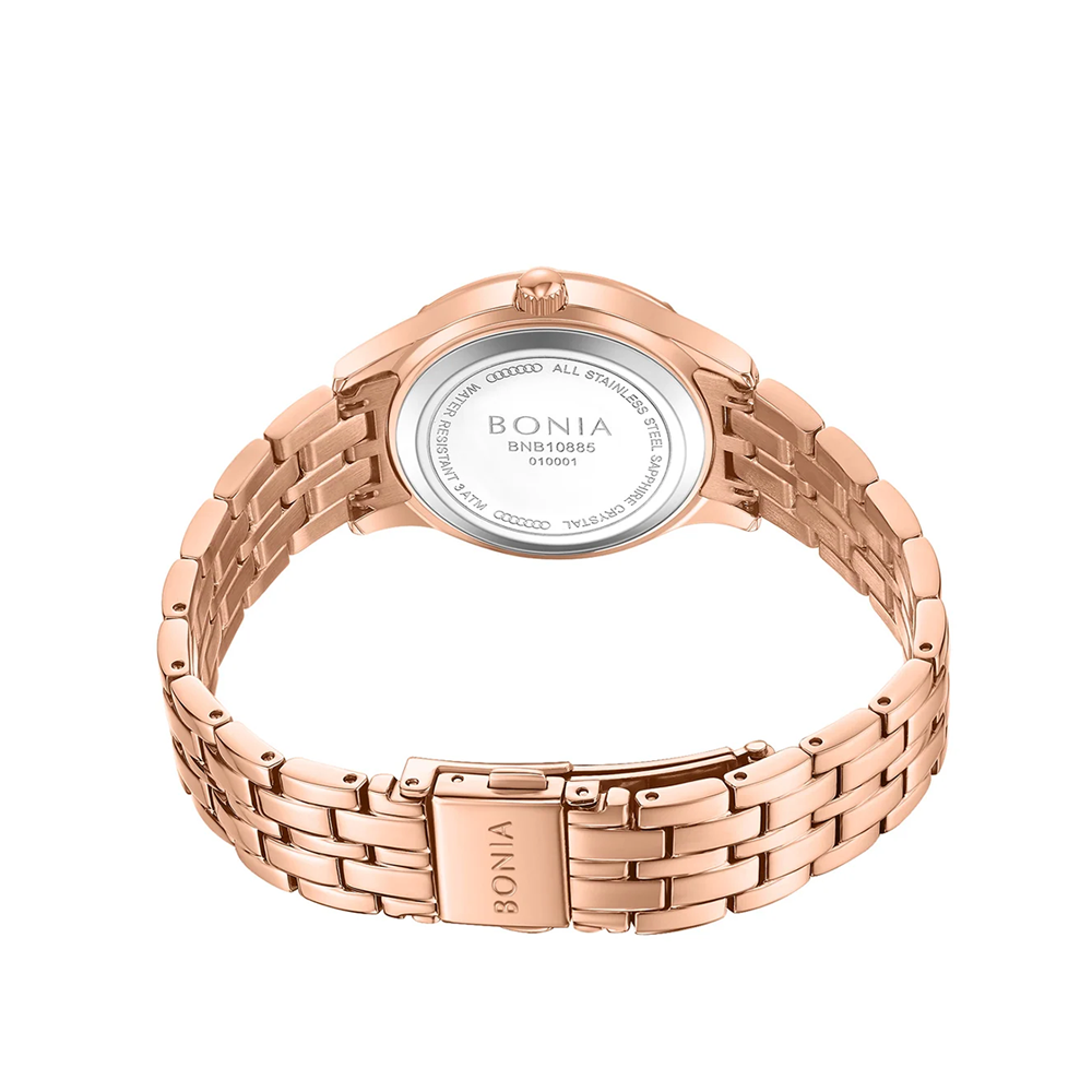 Bonia B10885-2577S Elegance Women's Japanese Quartz Watch – Stainless Steel Band