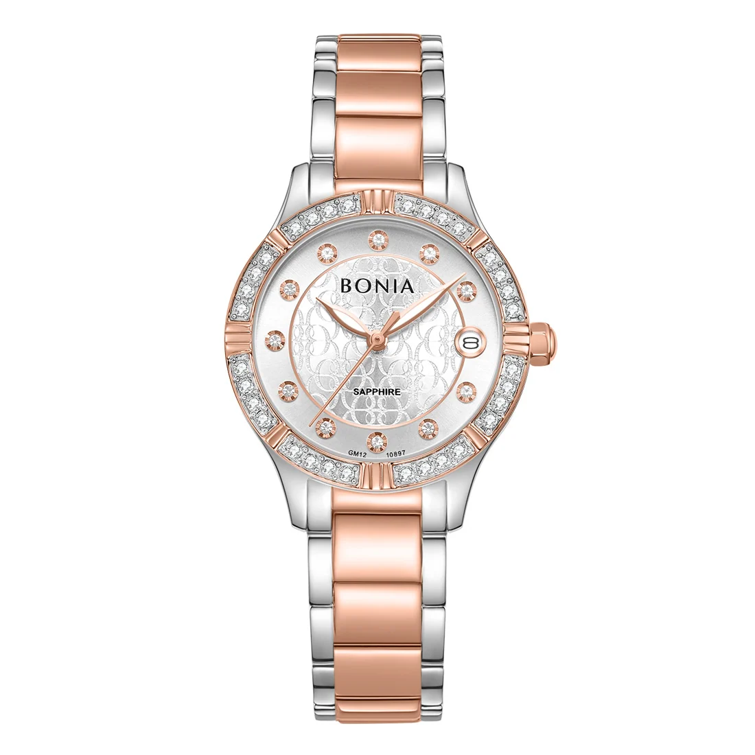 Bonia B10897-2617S Elegance Quartz Watch – Stainless Steel Band