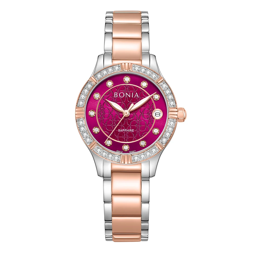 Bonia B10897-2667S Elegance Quartz Watch – Stainless Steel Band