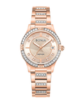 Bonia B10904-2573S Elegance Women's Quartz Watch – Pink Dial, Stainless Steel Band