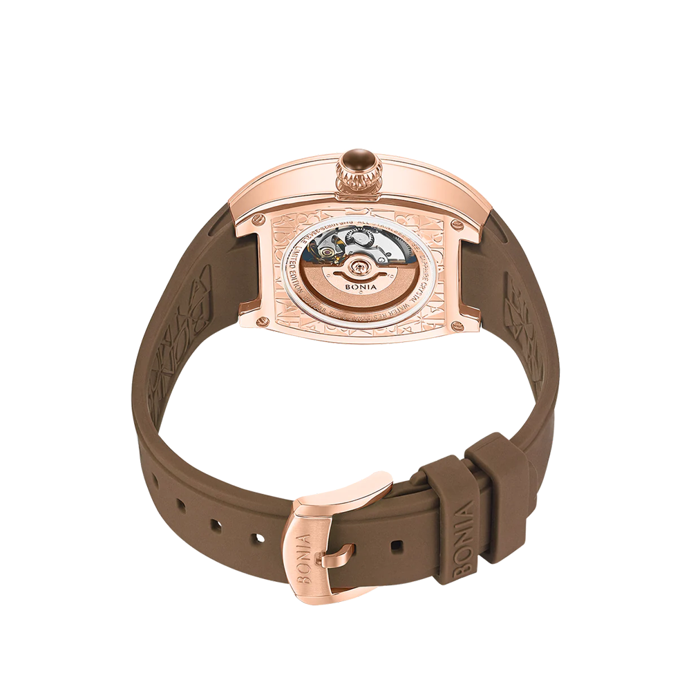 Bonia B10928-2542LE Rose Gold Brown Limited Edition Women's Chronograph Watch