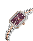 Bonia B10944-2667S Elegance Women's Quartz Watch – Purple Dial, Stainless Steel Band
